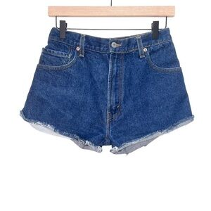 Vintage Levi’s Cut off Denim Shorts Raw Hem
